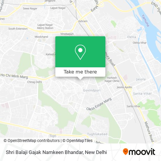 Shri Balaji Gajak Namkeen Bhandar map