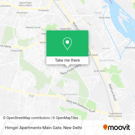Himgiri Apartments-Main Gate map