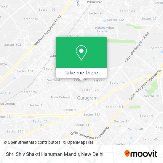 Shri Shiv Shakti Hanuman Mandir map