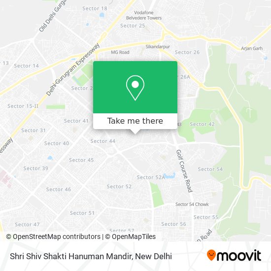 Shri Shiv Shakti Hanuman Mandir map