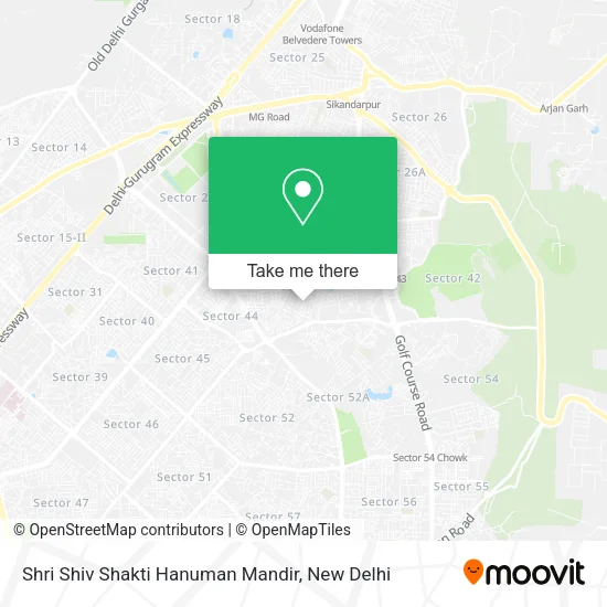 Shri Shiv Shakti Hanuman Mandir map