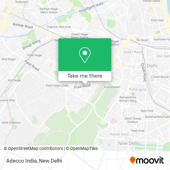 Adecco India map