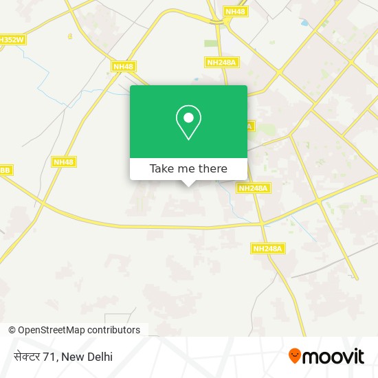 सेक्टर 71 map
