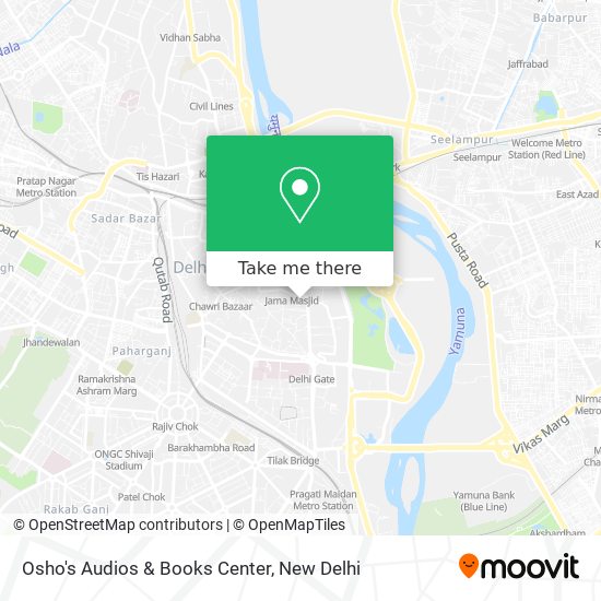Osho's Audios & Books Center map