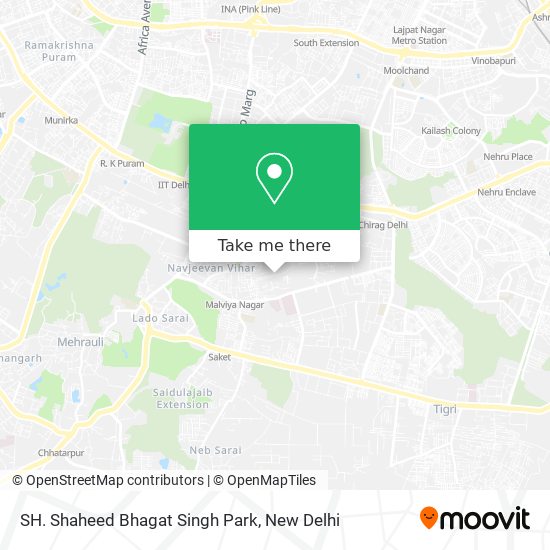 SH. Shaheed Bhagat Singh Park map
