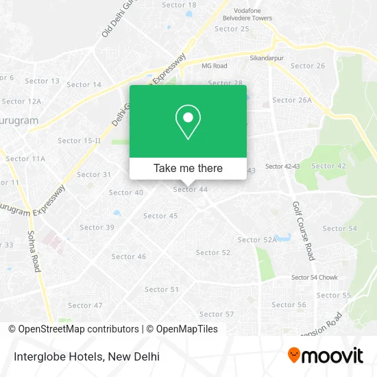 Interglobe Hotels map