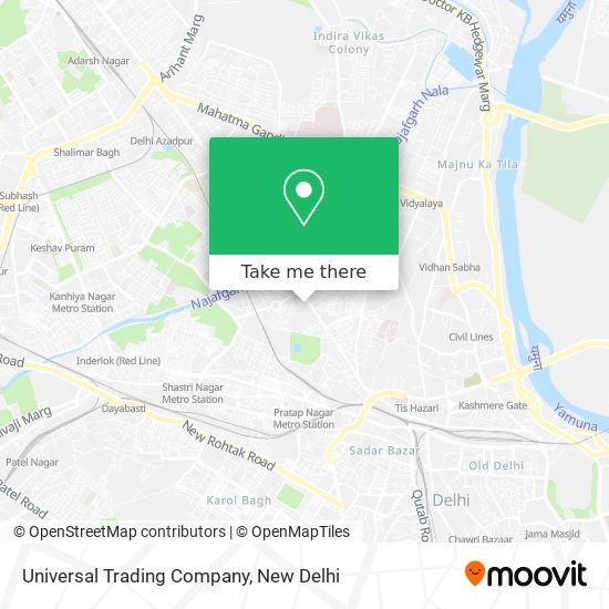 Universal Trading Company map