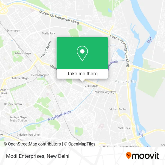 Modi Enterprises map