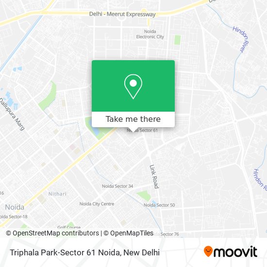 Triphala Park-Sector 61 Noida map