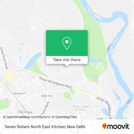 Seven Sisters North East Kitchen map