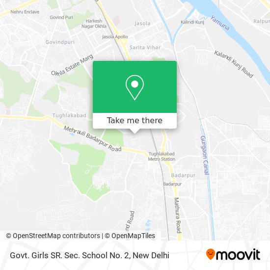 Govt. Girls SR. Sec. School No. 2 map