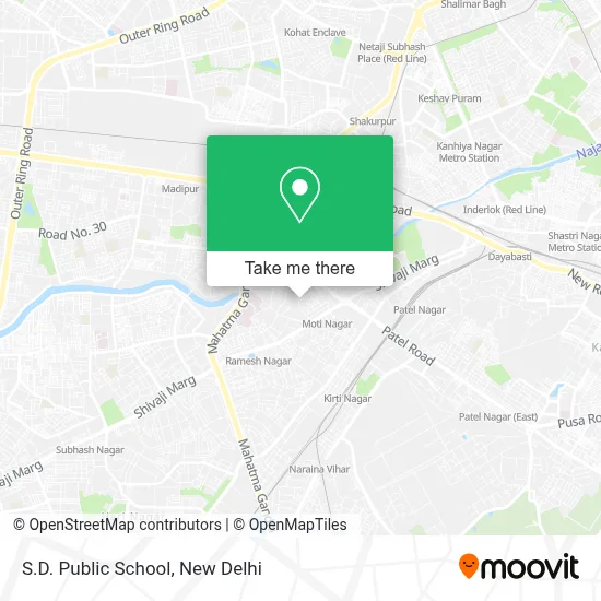 S. D. Public School map