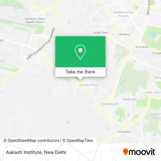 Aakash Institute map