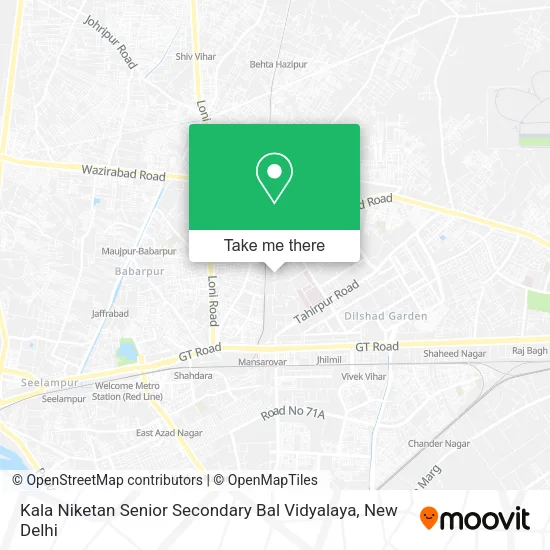 Kala Niketan Senior Secondary Bal Vidyalaya map