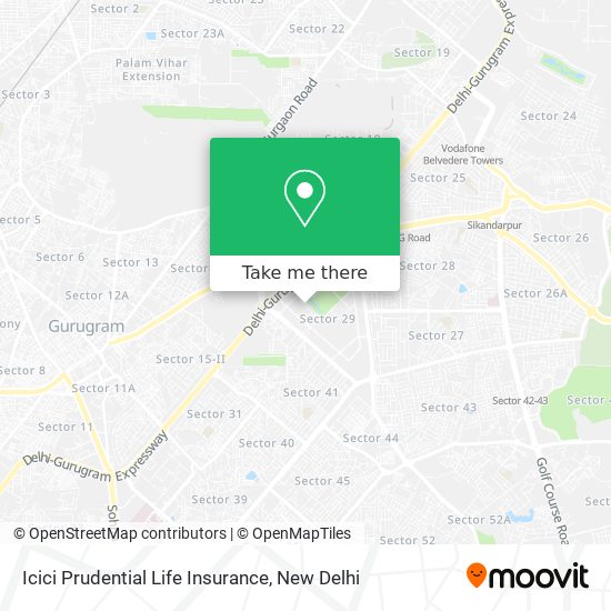 Icici Prudential Life Insurance map