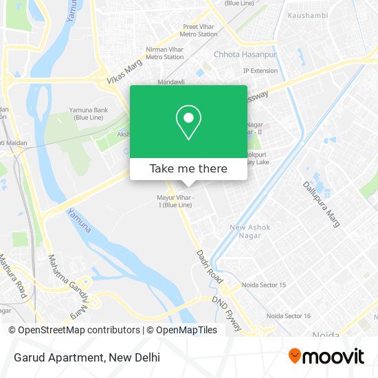 Garud Apartment map