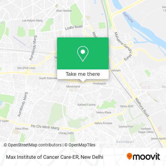 Max Institute of Cancer Care-ER map