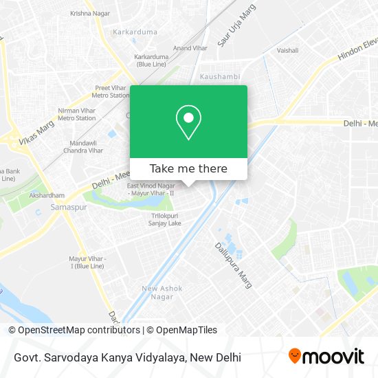 Govt. Sarvodaya Kanya Vidyalaya map