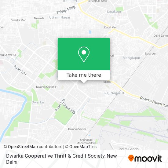 Dwarka Cooperative Thrift & Credit Society map