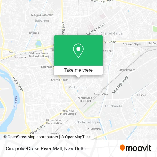 Cinepolis-Cross River Mall map