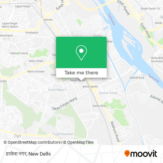 हरकेश नगर map