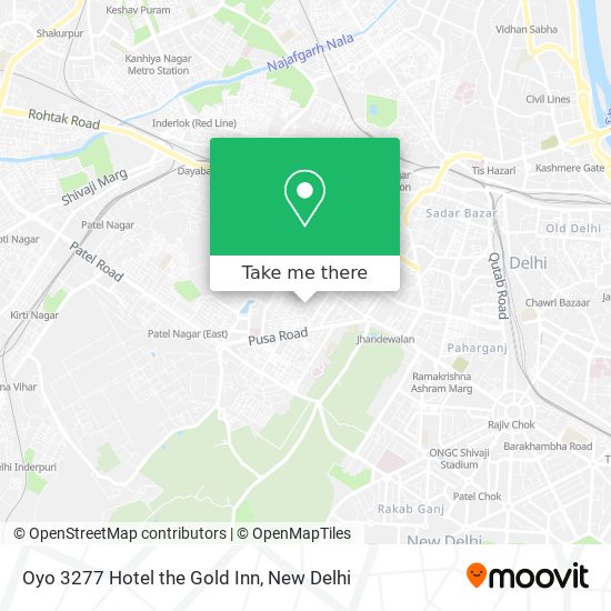 Oyo 3277 Hotel the Gold Inn map