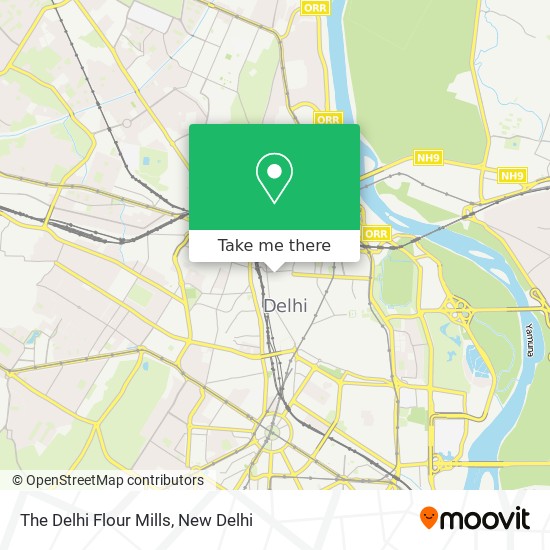 The Delhi Flour Mills map