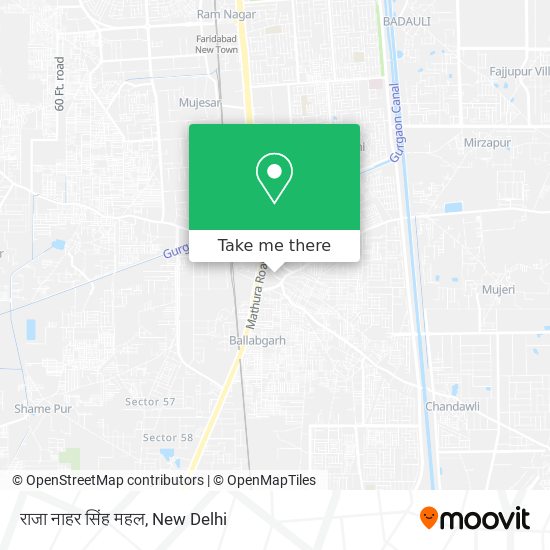 राजा नाहर सिंह महल map