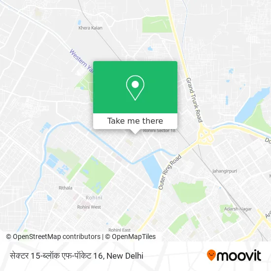 सेक्टर 15-ब्लॉक एफ-पॉकेट 16 map