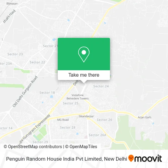 Penguin Random House India Pvt Limited map
