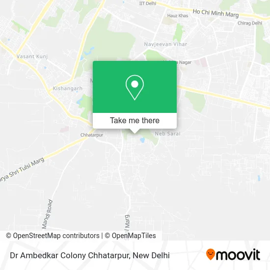 Dr Ambedkar Colony Chhatarpur map