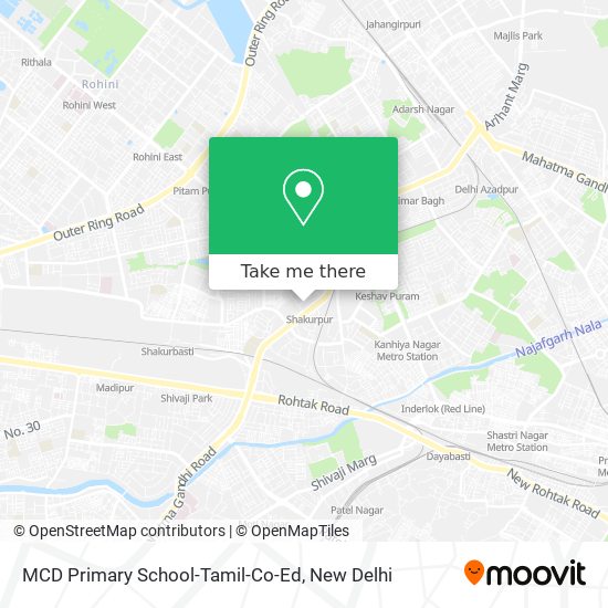 MCD Primary School-Tamil-Co-Ed map