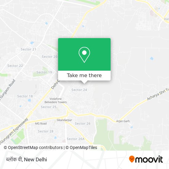 ब्लॉक वी map