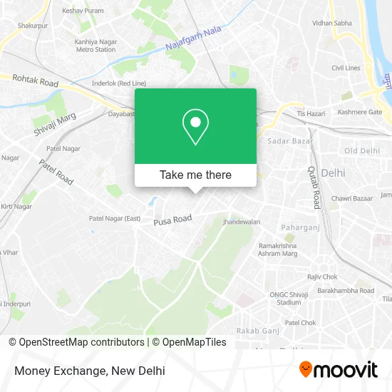 Money Exchange map