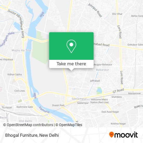 Bhogal Furniture map