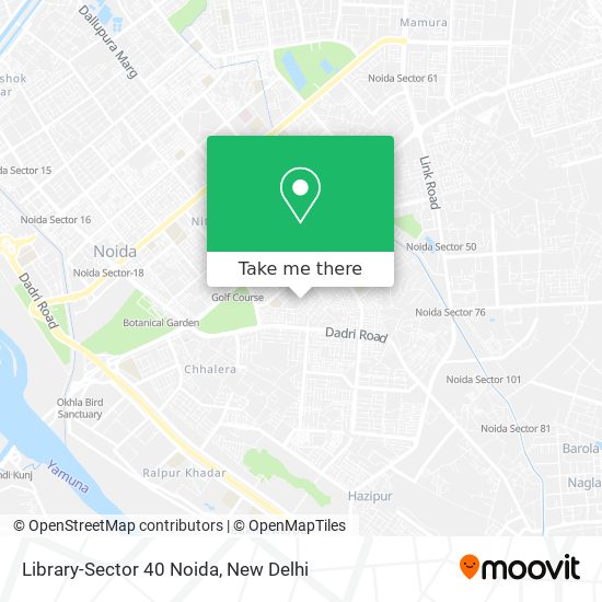 Library-Sector 40 Noida map