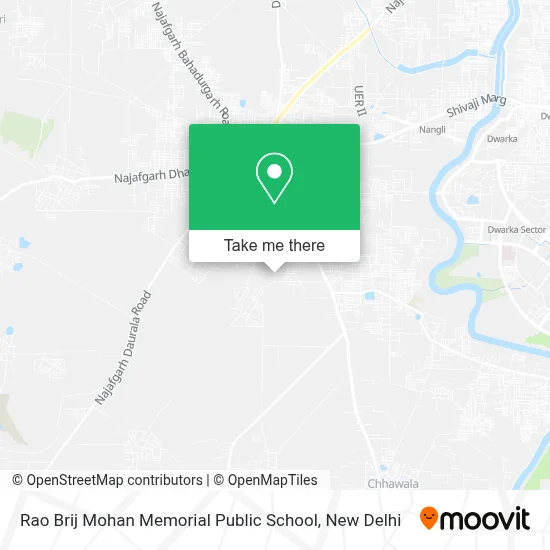 Rao Brij Mohan Memorial Public School map