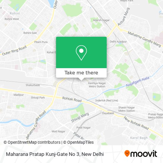 Maharana Pratap Kunj-Gate No 3 map