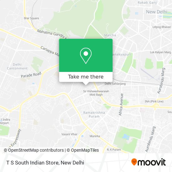 T S South Indian Store map