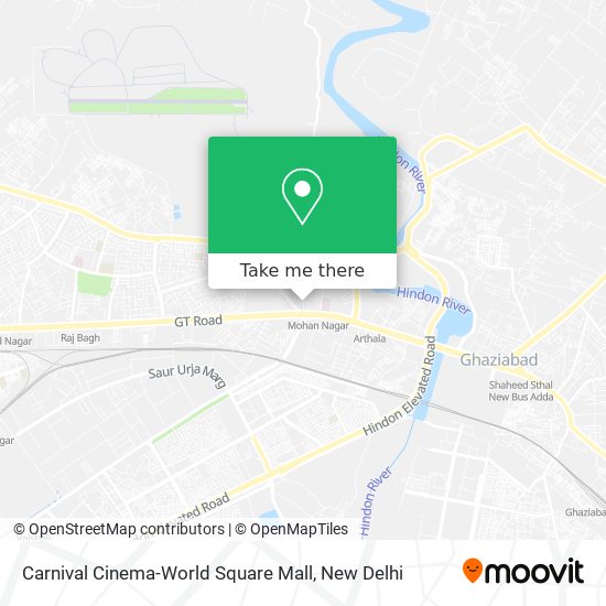 Carnival Cinema-World Square Mall map
