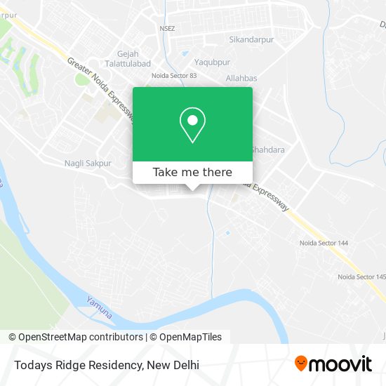 Todays Ridge Residency map