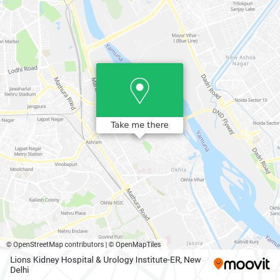 Lions Kidney Hospital & Urology Institute-ER map