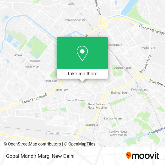 Gopal Mandir Marg map