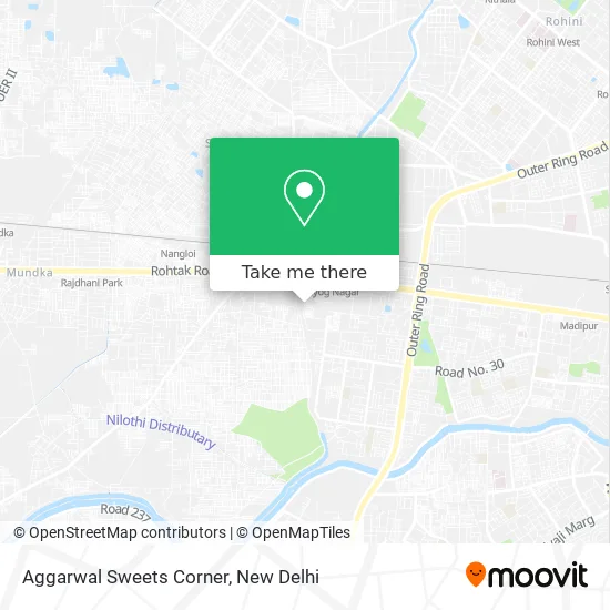 Aggarwal Sweets Corner map