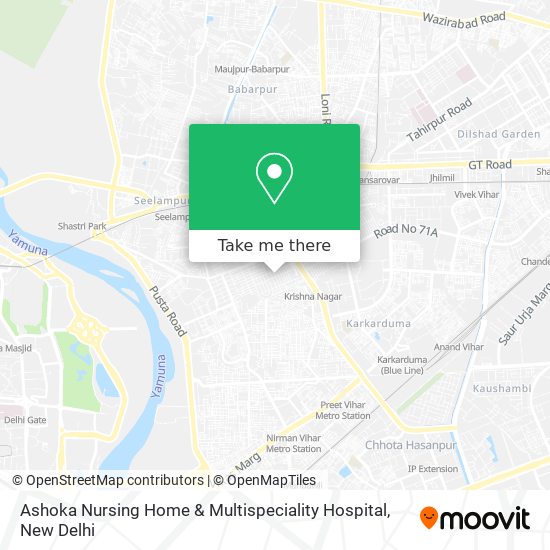 Ashoka Nursing Home & Multispeciality Hospital map