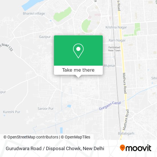 Gurudwara Road / Disposal Chowk map