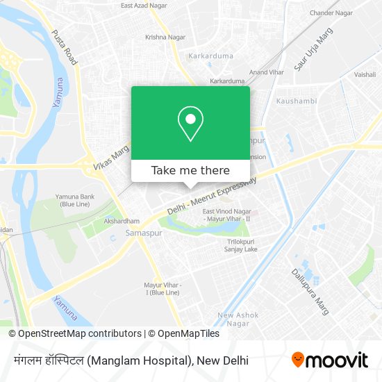 मंगलम हॉस्पिटल (Manglam Hospital) map