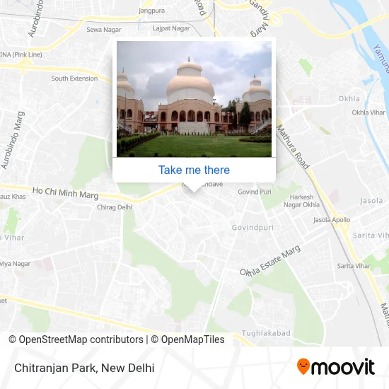 Chitranjan Park map