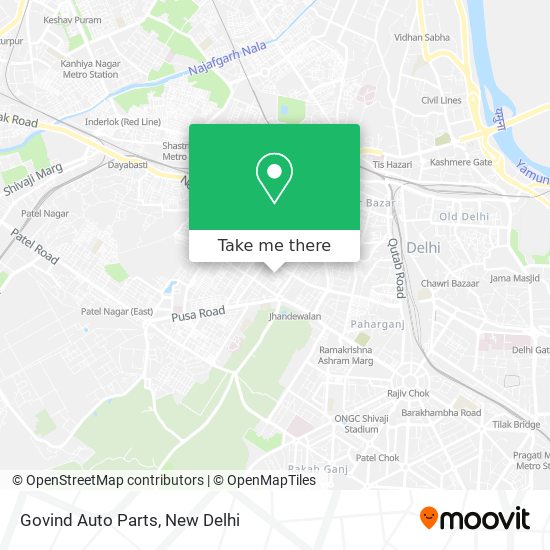 Govind Auto Parts map