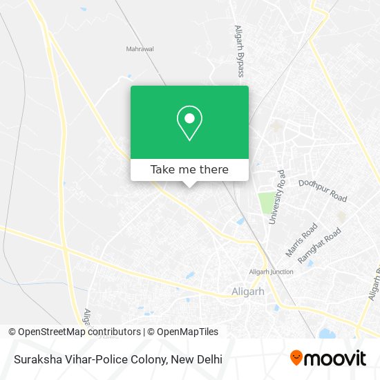 Suraksha Vihar-Police Colony map
